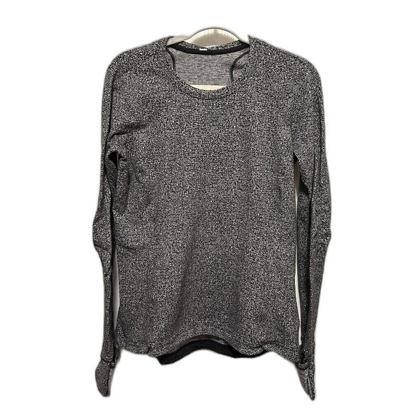 Lululemon Running Runderful Long Sleeve Top Women’s 12 Reconnect Jacquard Luon - Picture 1 of 16